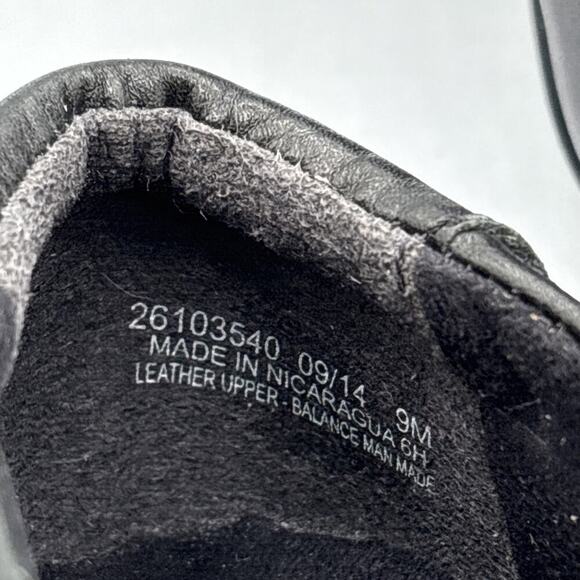 Clarks Collection Esha Marigold Women’s 9M Black Leather Loafers Slip-On Comfort - Picture 7 of 11